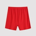 thumbnail image 1 of EchfiProm 1PC Briefs for Women Pack Red Cotton Breathable Comfortable Plus Size Boy Shorts XXXXL, 1 of 4
