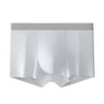 thumbnail image 1 of EchfiProm Big Mens Underwear Boxers Cotton Comfortable White Breathable XL Underpants, 1 of 4