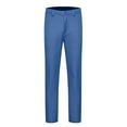 thumbnail image 1 of EchfiProm Blue Men Pants Clearance Slim Fit Dress Pants Long Business Casual Boho Pants Men M, 1 of 3