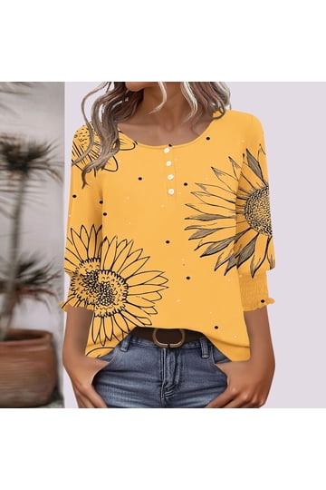 Yellow Floral Shirt