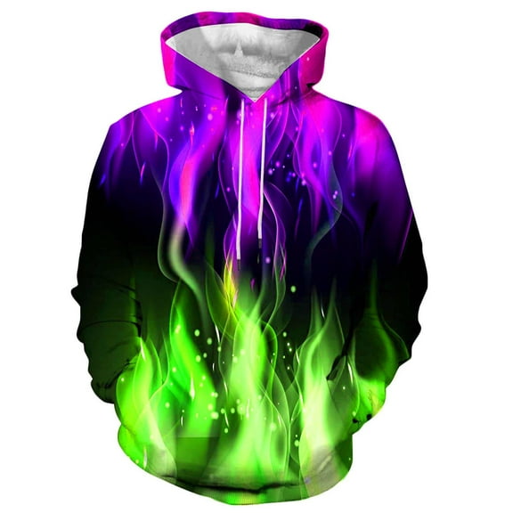 EchfiProm Green Hoodies for Men Pullover Graphic Gym Daily Wear Long Sleeve Mens Tops Sweatshirt XL