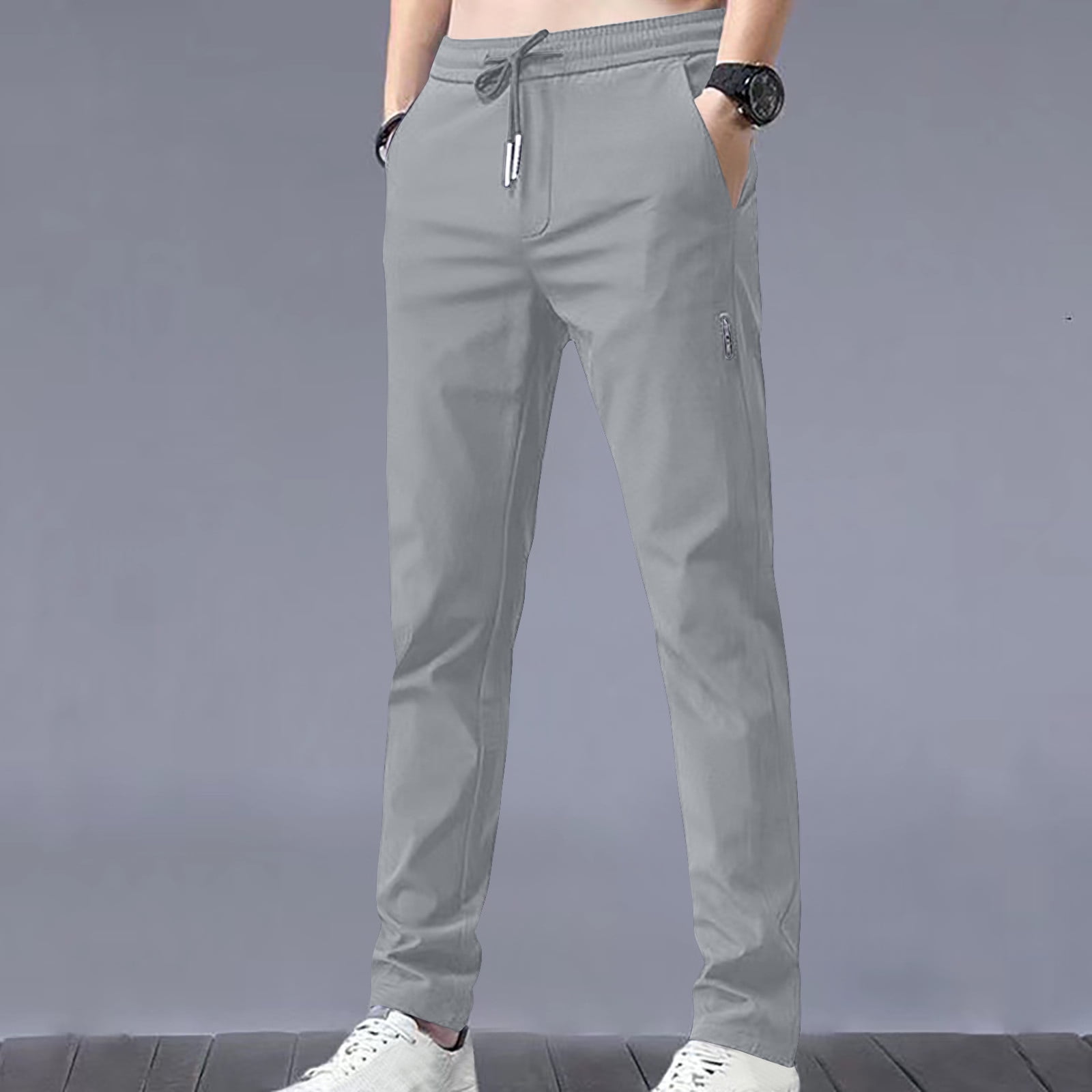 EchfiProm Jogger Pants Pants For Men Clearance Mint Green Straight Leg