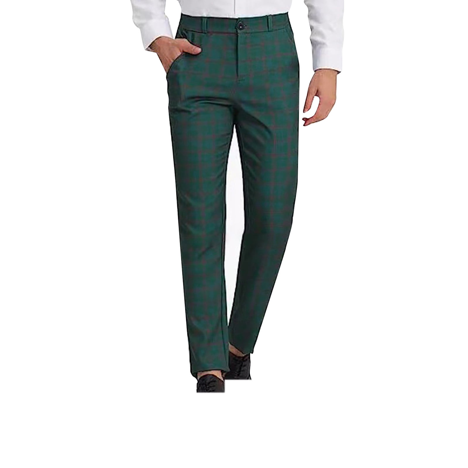 green emerald velvet dress Men's Ross Tweed Pants Green main image 1