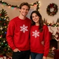 thumbnail image 1 of EchfiProm Mens Christmas Sweatshirts Ugly Graphic Red Xmas Big And Tall No hood Shirts for Men Crewneck, 1 of 9