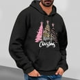 thumbnail image 1 of EchfiProm Mens Graphic Hoodies Merry Christmas Pullover with Pockets Hooded Black Xmas Sweatshirt for Men Gifts L, 1 of 5