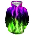 thumbnail image 1 of EchfiProm Mens Graphic Hoodies Sweatshirt Green Pullover Fashion Long Sleeve Tops for Men L, 1 of 3