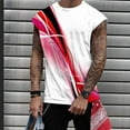 thumbnail image 1 of EchfiProm Mens Tank Tops Red Sleeveless Tank Tops Graphic Prints Round Neck Sports Shirts XXL, 1 of 5