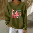 thumbnail image 1 of EchfiProm Oversized Christmas Sweatshirts for Women Plus Size Sweatshirt Pullover Merry Bright Graphic Long Sleeve Adults Tops Xmas, 1 of 3