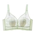 thumbnail image 1 of EchfiProm Sleep Bras for Women Wire-Free Full Coverage Green Breathable Push Up Daily Bras, 1 of 6