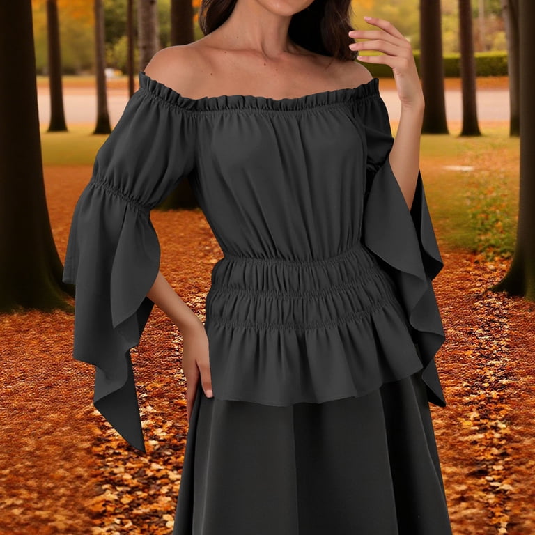 blue dress for baby girl Tareno Long Sleeve Shirt Dress Black main image 0