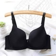 thumbnail image 1 of EchfiProm Womens Black Bras Push Up Plus Size Underwire Unpadded Older Women Bras for Ladies Full Figure 40D, 1 of 3