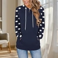 thumbnail image 1 of EchfiProm Womens Black Sweatshirt Pullover Cute Hoodies Hooded with Pockets Long Sleeve Tops for Womem, 1 of 6