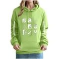 thumbnail image 1 of EchfiProm Womens Comfy Sweatshirts with Pockets Football Hoodies Hooded Long Sleeve Tops for Ladies Pullover, 1 of 3