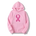 thumbnail image 1 of EchfiProm Womens Pink Sweatshirt Breast Cancer with Pockets Hoodies Pullover Hooded Casual Graphic Tops for Womem, 1 of 4