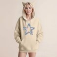 thumbnail image 1 of EchfiProm Womens Sweatshirts with Pockets Pullover Hoodies Comfy Yellow Hooded Long Sleeve Tops for Ladies, 1 of 4