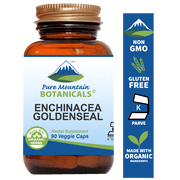 Echinacea Goldenseal Capsules Kosher Vegan with 450mg Organic Echinacea Goldenseal Complex 90 Caps