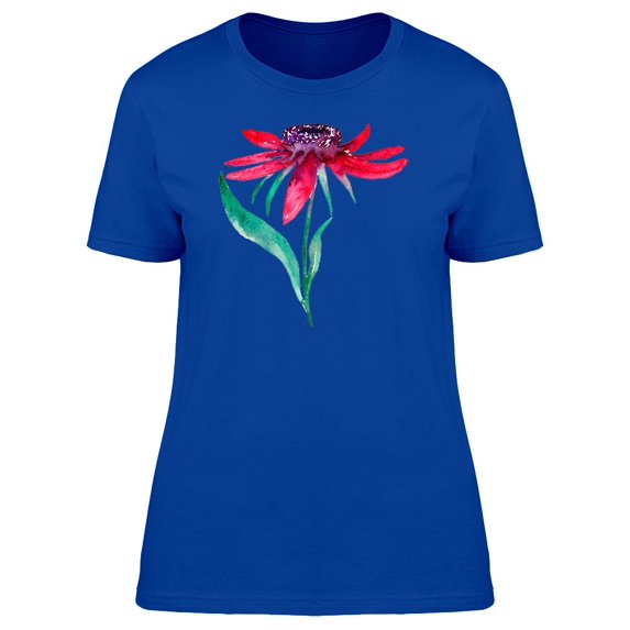 Echinacea In Cute Watercolor Tee Women's -Image by Shutterstock