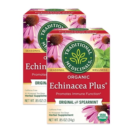 Echinacea Plus Tea,16 Count (Pack of 2)