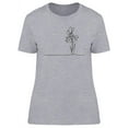 thumbnail image 1 of Echinacea With Butterfly T-Shirt Women -Image by Shutterstock, Female Large, 1 of 2