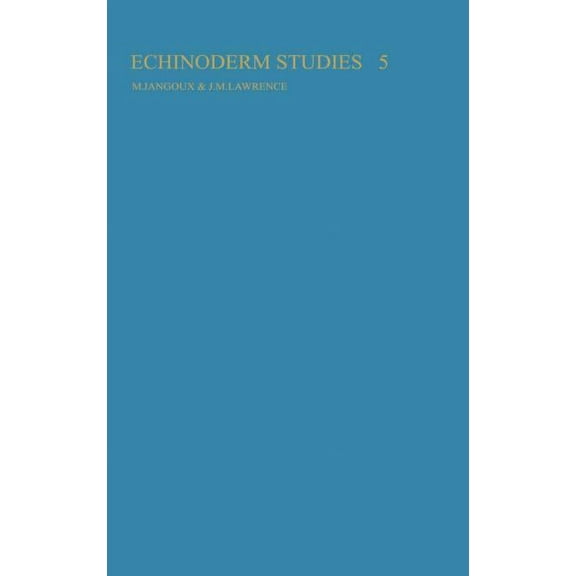 Echinoderm studies 5 (1996), (Hardcover)