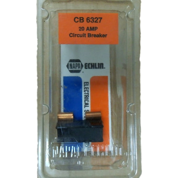 Echlin Napa 20 Amp 12 Volt CB6327 Circuit Breaker Tubular BK7823111