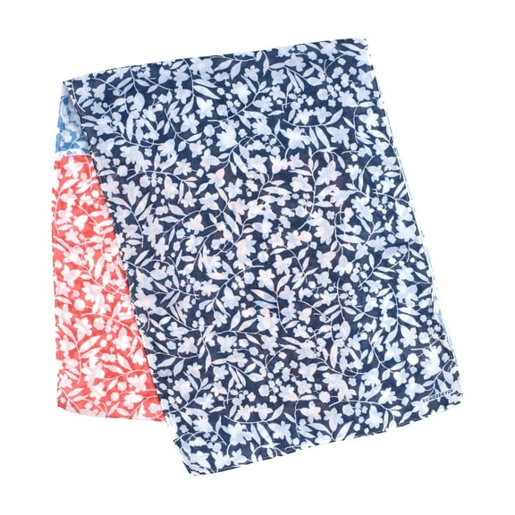 Echo 23 Cutout Floral Oblong Scarf, Multi