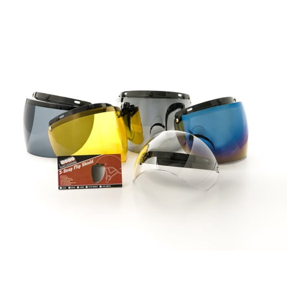 Echo 3-Snap Flip Shield Hard Coated Blue Mirror