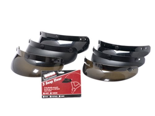Echo 3-Snap Shorty Replacement Helmet Visor Smoke