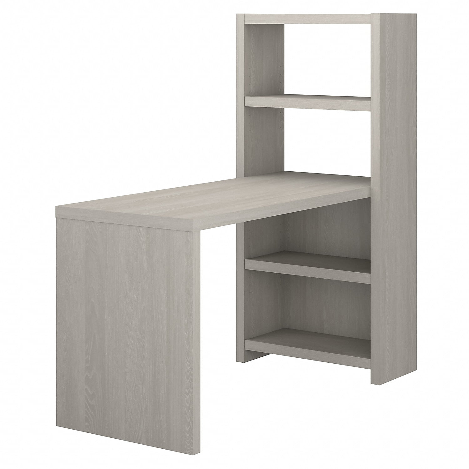 Contemporary Gray Sand 56'' Adjustable Home Office Desk