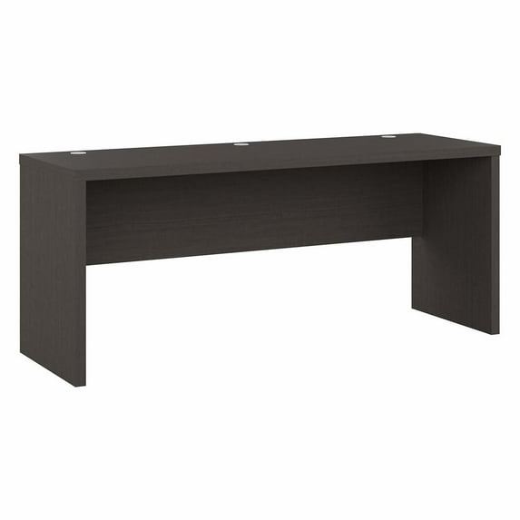 Echo 72W Computer Desk in Charcoal Maple - Engineered Wood