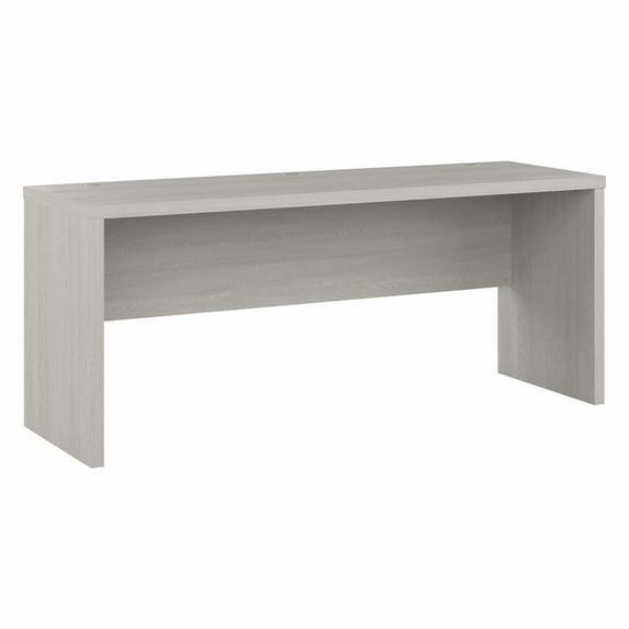 Echo 72W Computer Desk in Gray Sand - Engineered Wood