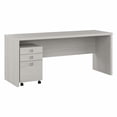 thumbnail image 1 of Echo 72W Computer Desk with Drawers in Gray Sand - Engineered Wood, 1 of 6