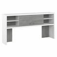 thumbnail image 1 of Echo 72W Desk Hutch in Pure White and Modern Gray - Engineered Wood, 1 of 6