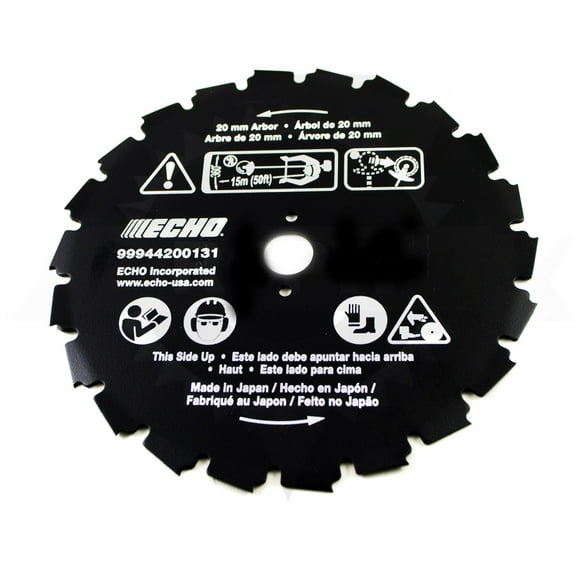 Echo 8 Inch 22 Tooth Clearing Saw Power Tool Blade, 20mm Arbor