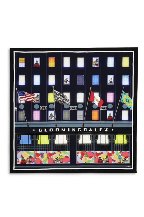 Bloomingdale's Storefront Silk Scarf