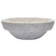 thumbnail image 1 of Echo Bowl Shaped Vessel Sink - Honed White Marble, 1 of 11