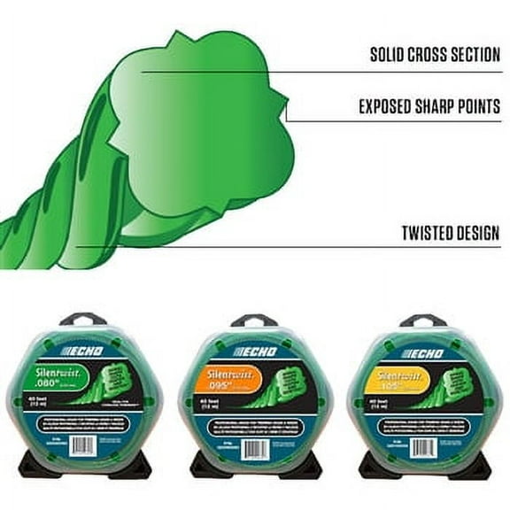Echo Genuine Silentwist 1/2 Lb Donut .095" Diameter Trimmer Line 321095060