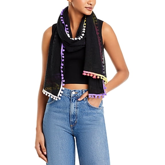 Echo Gumball Pompom Wrap Scarf