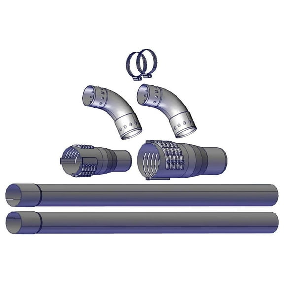 Echo High Grade Plastic Rain Gutter Kit