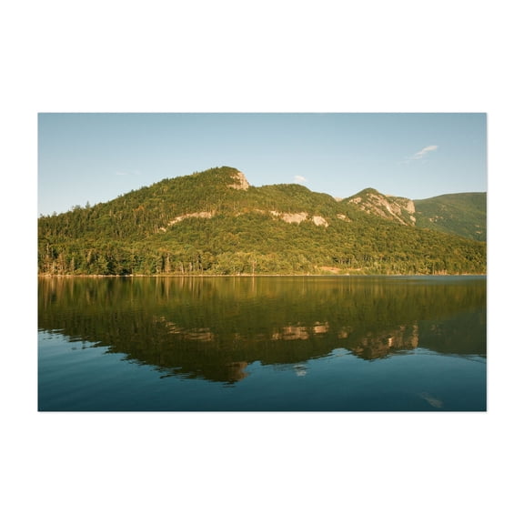 Echo Lake, Franconia Notch - Franconia New Hampshire Photography Lake Mountain Nature Landscape Scenic Water Wilderness Unframed Wall Art Print 32 x 48 inches