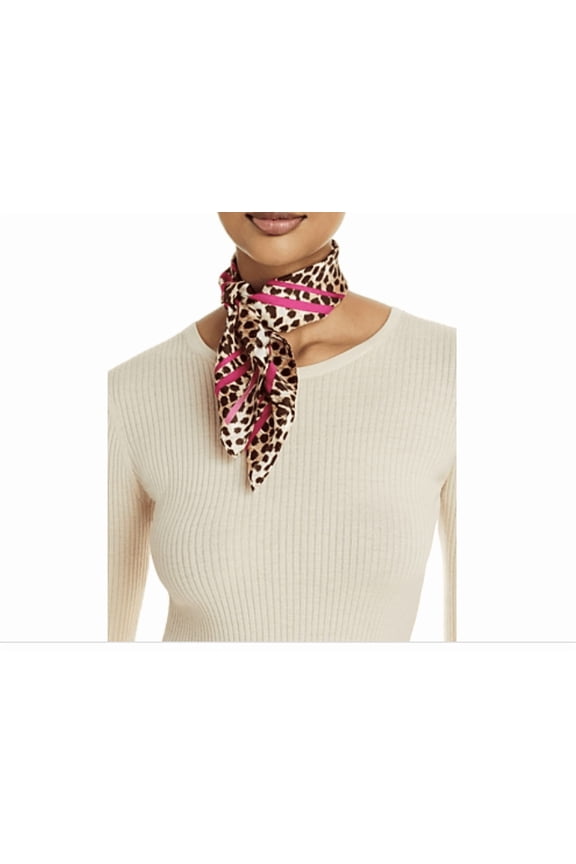 Leopard Print Silk Bandana