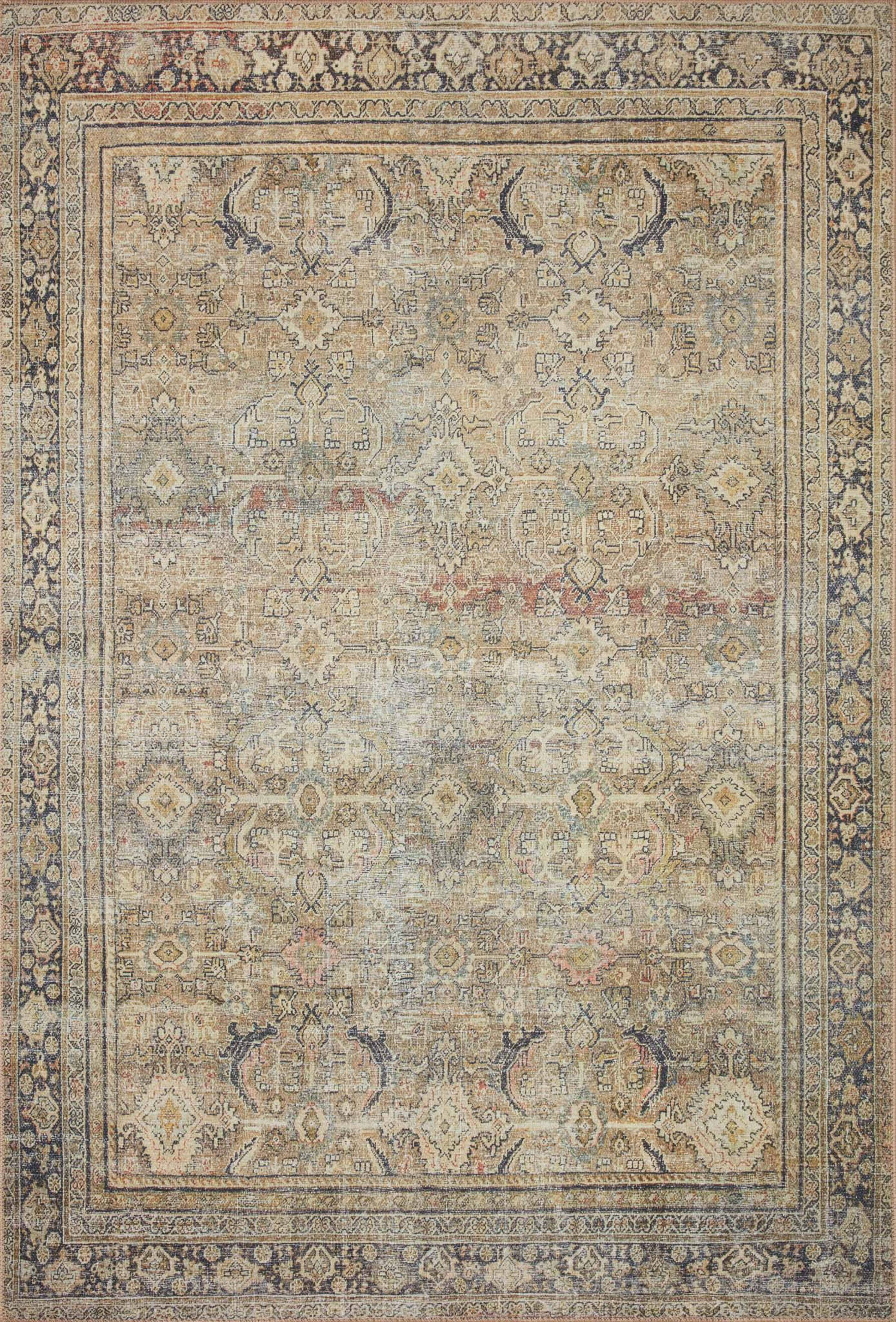 Echo Loom Anabella Olive / Charcoal 2'-6" x 12'-0" Runner Rug