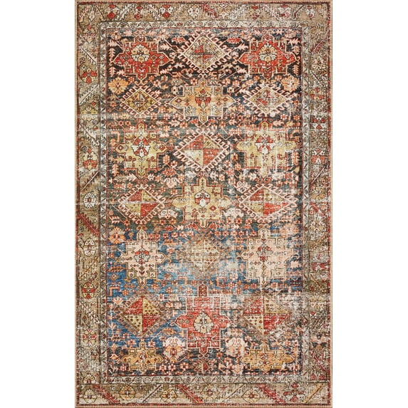 Echo Loom Grand Havana Sea / Multi 2'-3" x 3'-9" Accent Rug