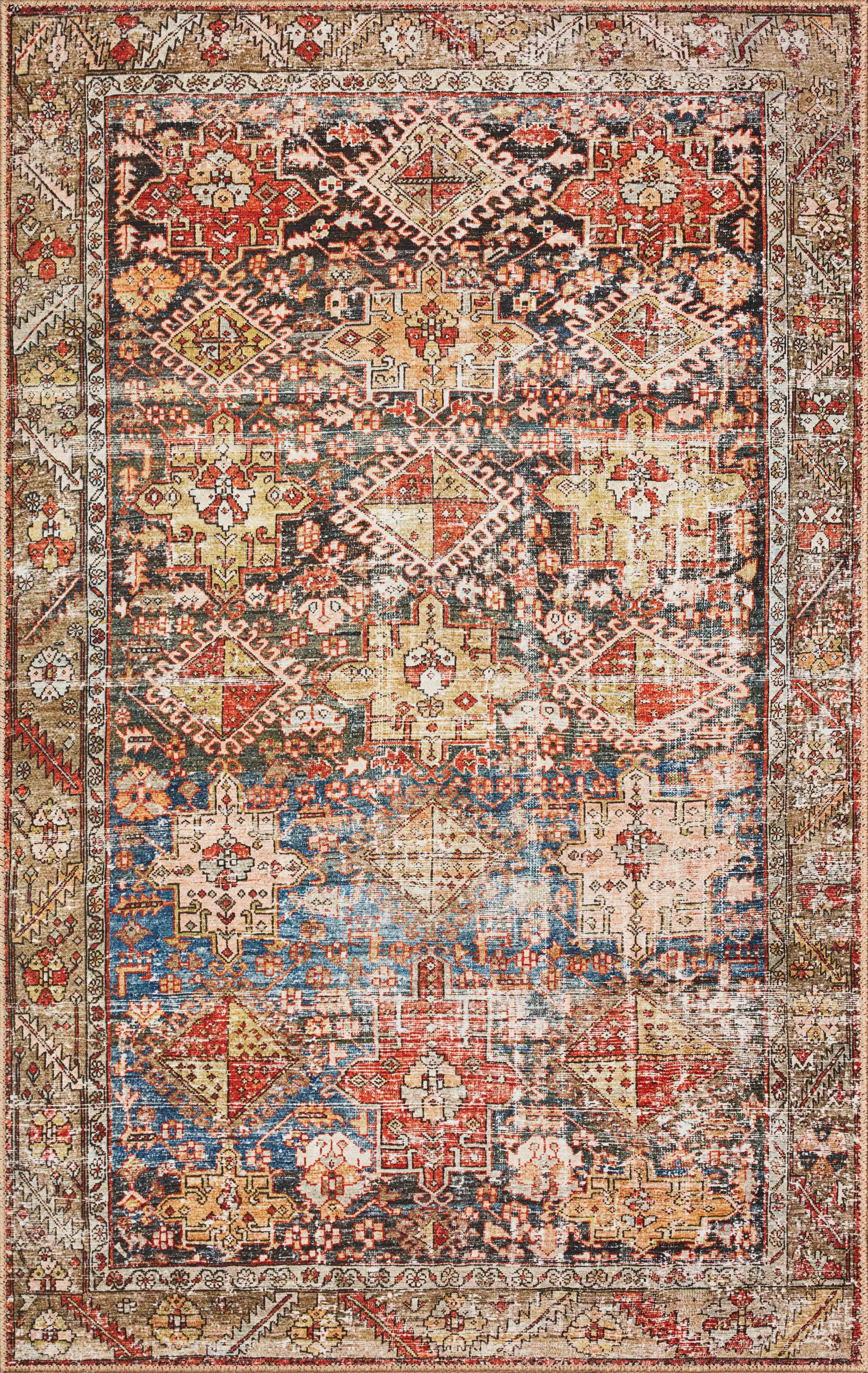 Echo Loom Grand Havana Sea / Multi 3'-6" x 5'-6" Accent Rug