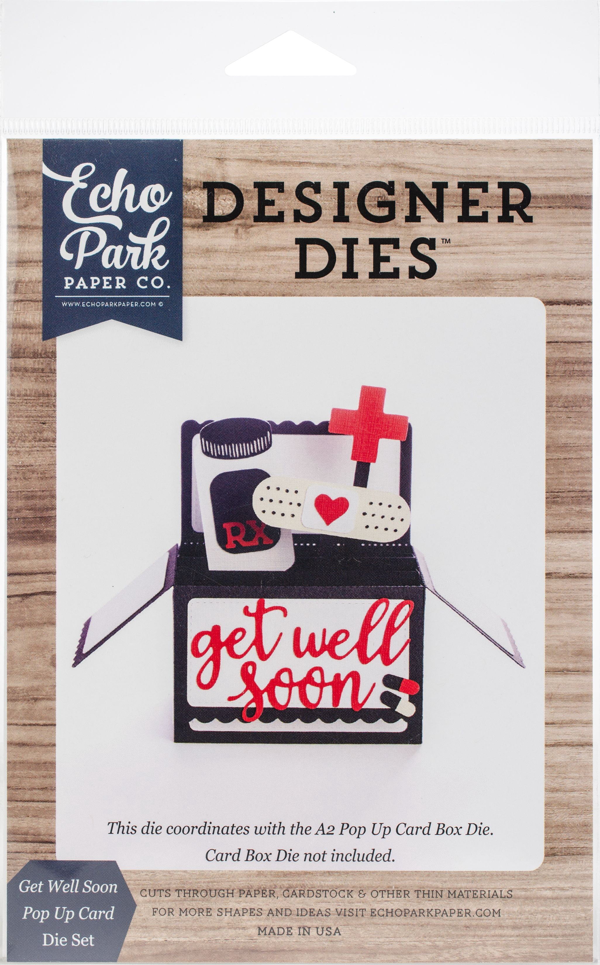 Echo Park 3D Card Box Set-Get Well Soon Pop Up Card - Walmart.com