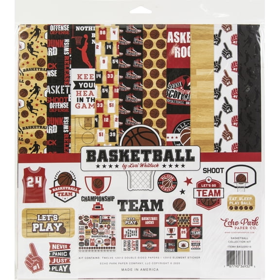 Echo Park Collection Kit 12"x12" - Basketball