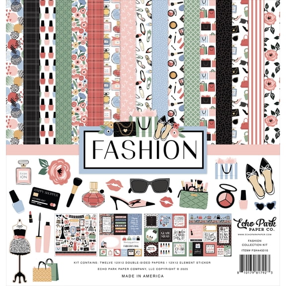 Echo Park Collection Kit 12"X12"-Fashion