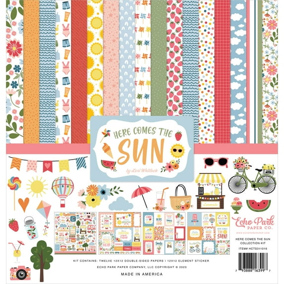 Echo Park Collection Kit 12"x12" - Here Comes The Sun