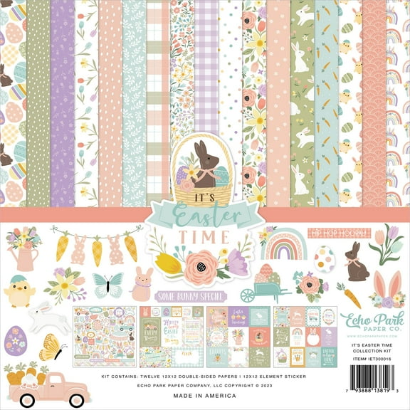 Echo Park Collection Kit 12"x12" - It's Easter Time