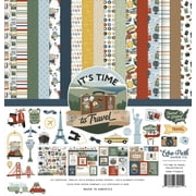 Echo Park Collection Kit 12"X12"-Its Time To Travel